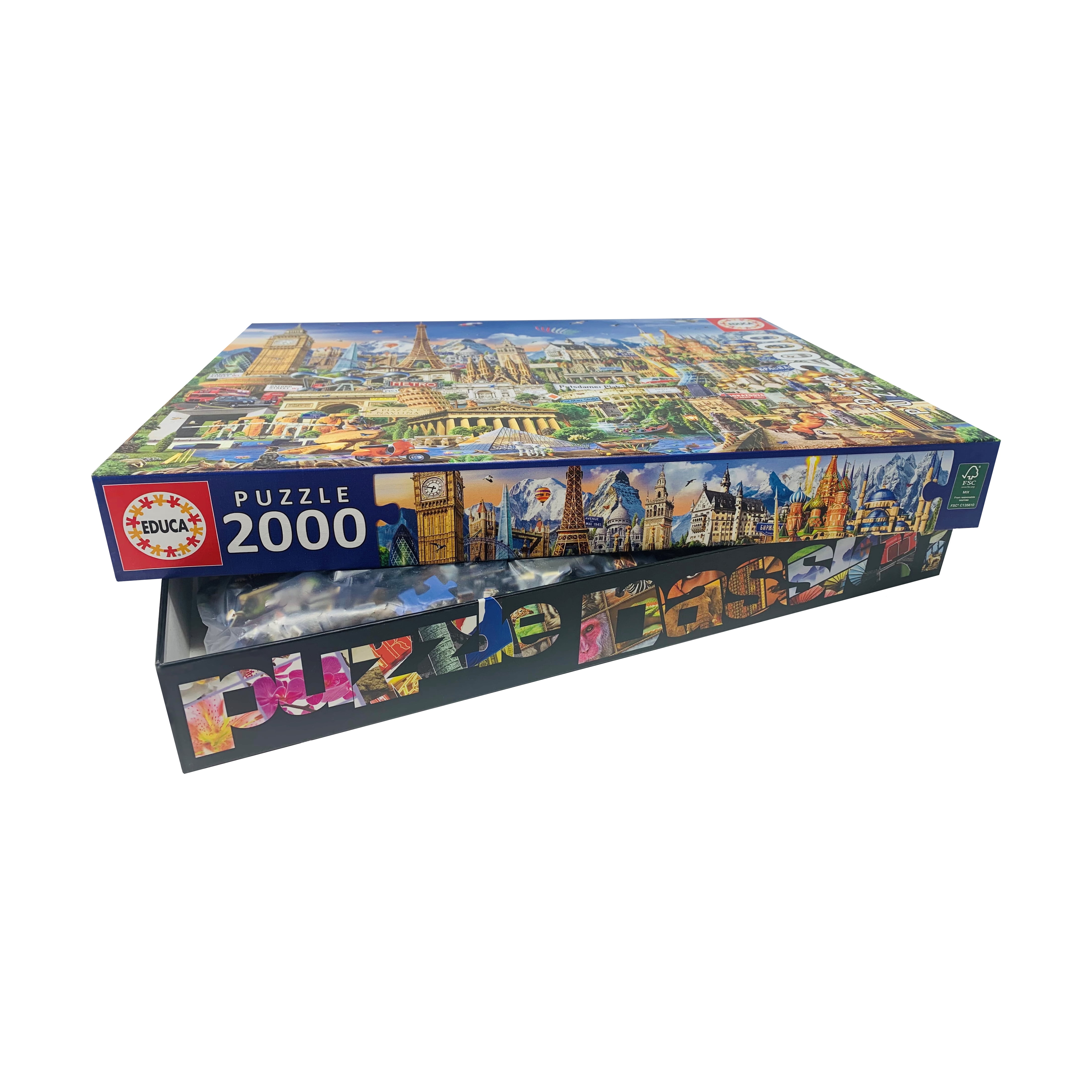 Educa Borrs 17697 Symbole Von Europa Educa Borras Europe Landmarks 2000 Piece Jigsaw Puzzle, Multi