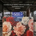 thumbnail image 3 of High Precision Body Weight Scale Smart Bathroom Scales with Large LCD Display(400lbs),Decorative for Bedroom-Detailed Painting Of Roses In Various Colors And Sizes, 3 of 4