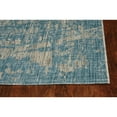 thumbnail image 5 of 8'x11' Teal Machine Woven Abstract Strokes Indoor Outdoor Area Rug, 5 of 6