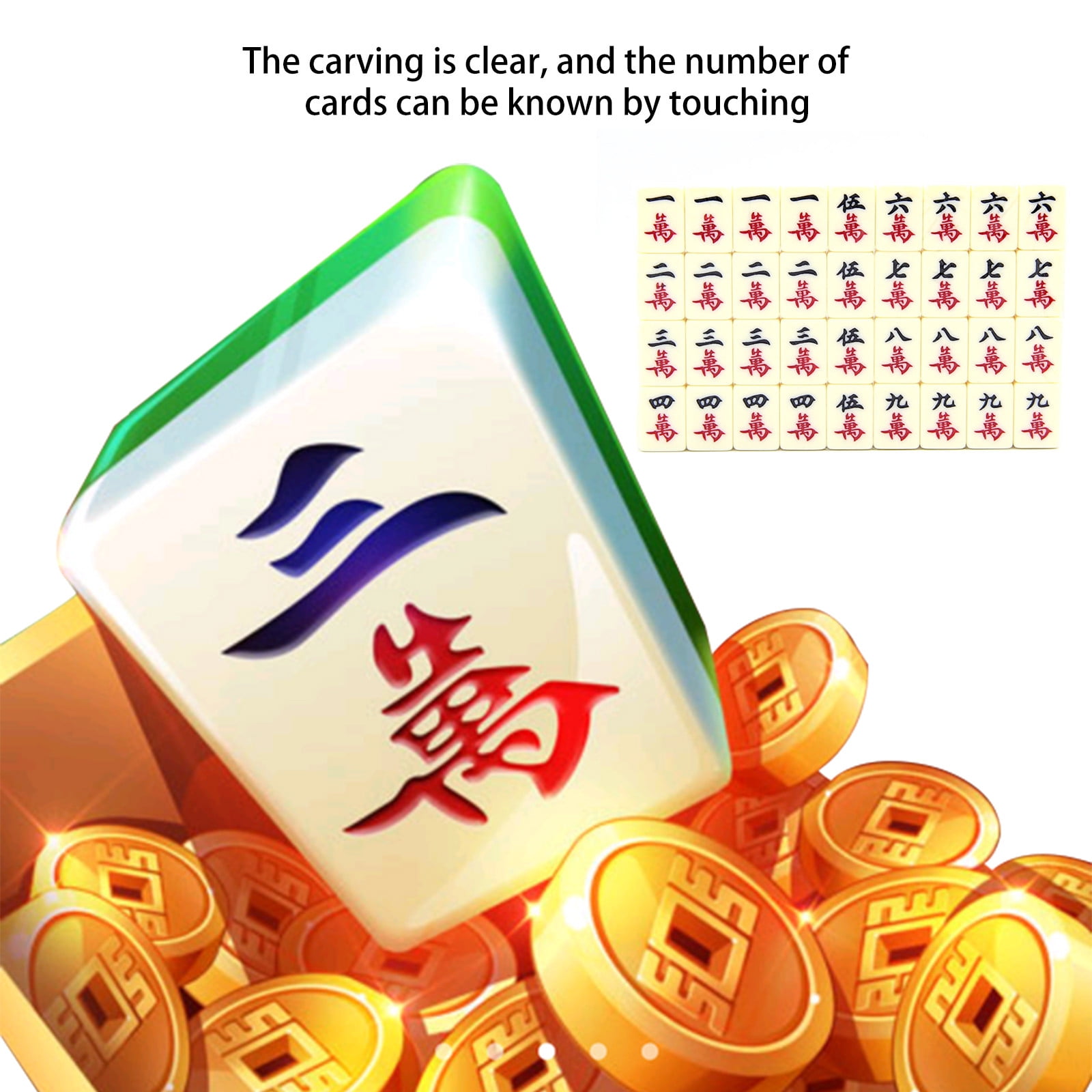 Mini Travel Mahjong Set, Portable Leather Box Mahjong Game, 2cm Carved Tiles With Dice, Classic Chinese Strategy Game, Compact For Outdoor Entertainment, Family Party Fun