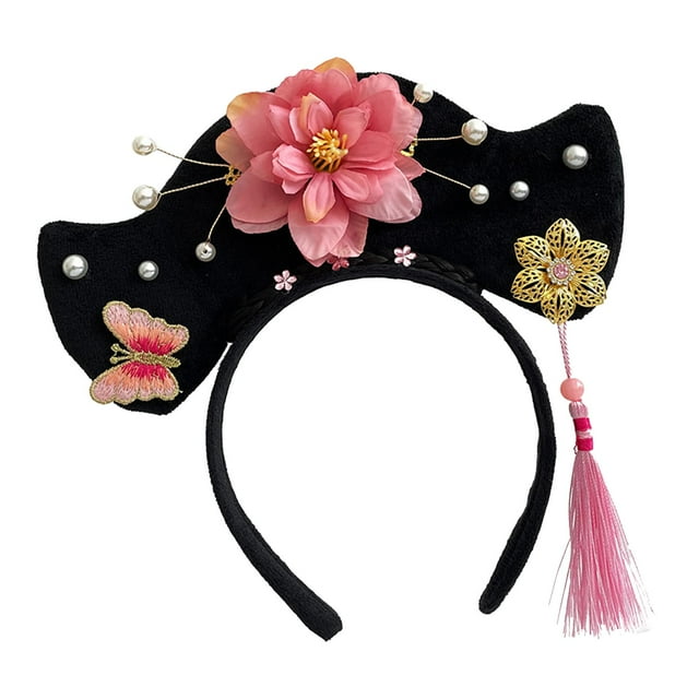 Diadema antigua de estilo chino Yinane para disfraz de Cosplay y Festival L