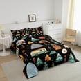 thumbnail image 3 of Erosebridal Happy Camping Camper Bedding Full Comforter Set, Jungle Adventure Down Comforter, Breathable Bedding Sets Full with Comforter, RV Decor, 3 Pieces, 3 of 8
