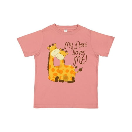 

Inktastic My Noni loves me! Gift Toddler Boy or Toddler Girl T-Shirt