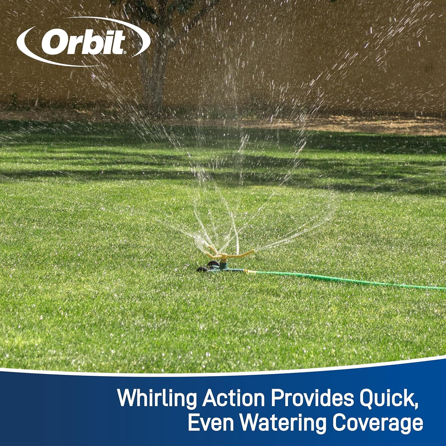 3-Arm Metal Sprinkler with Wheel Base (3-Arm Sprinkler)