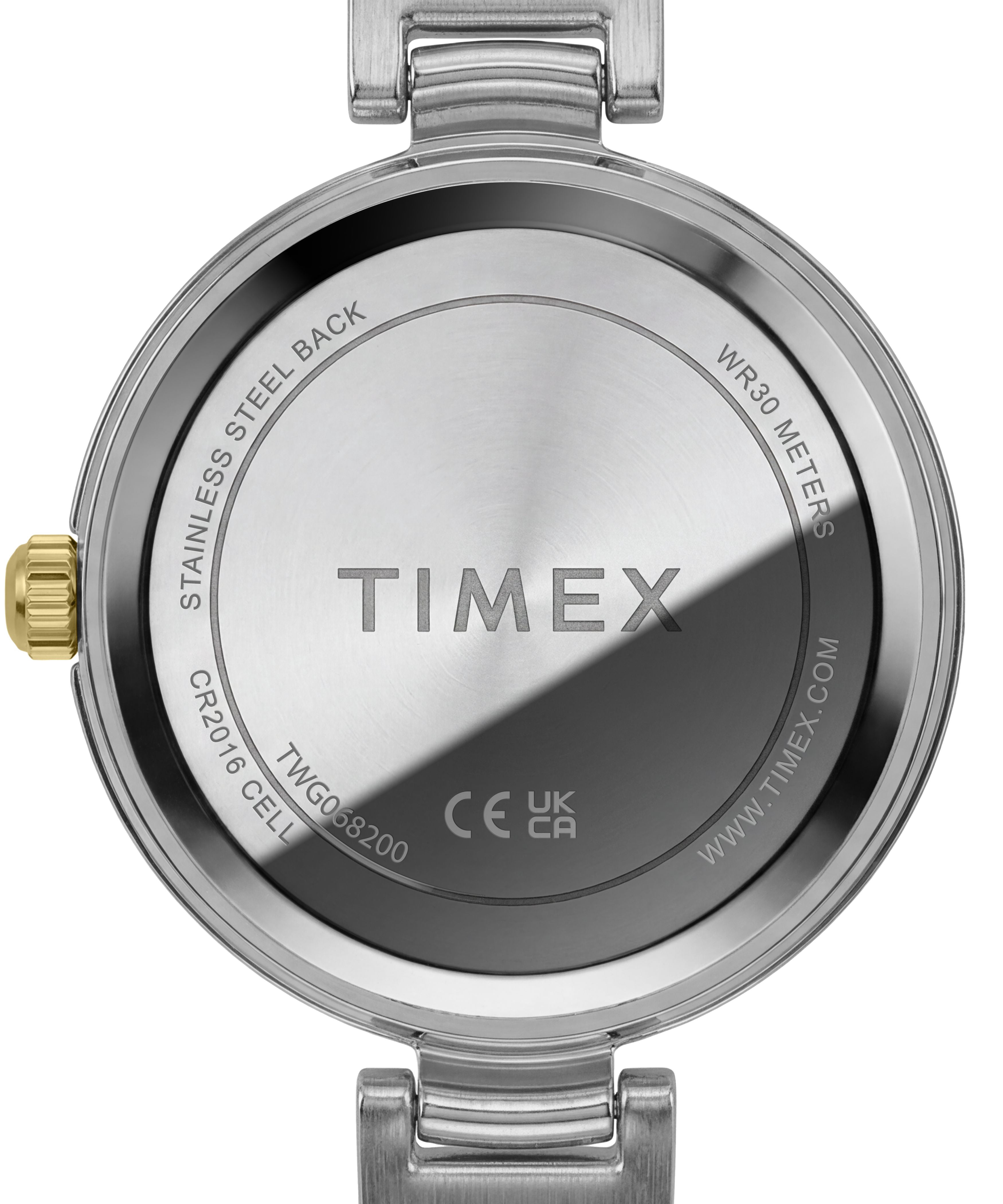 Timex Women's Main Street Box Set 28mm Watch - Two-Tone Bracelet Silver-Tone Dial Silver-Tone Case
