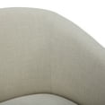 thumbnail image 4 of CHITA Swivel Accent Chair Fabric, Round Barrel Arm Chair Living Room, Linen, 4 of 12