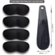 thumbnail image 2 of Tacones para hombres y mujeres, insertos autoadhesivos para el talón que evitan resbalones, rozaduras, ampollas, dolor de pies y mejoran el ajuste del calzado - 2 pares + 1 calzador adicional (negro), 2 of 5