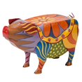 thumbnail image 1 of Estatua de cerdo Vaca Perro YONGSHENG arte popular mesa auxiliar resina 10cmx15cm, 1 of 5