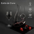 thumbnail image 3 of Decantador Bluelander,  Diseño Clásico, Jarra de Vino, Decantador de Whisky, Capacidad 1000 ml, 3 of 5