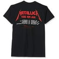 thumbnail image 3 of Metallica Men's Kill 'Em All Tracks (Back Print) Slim Fit T-Shirt Large Black, 3 of 3