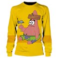 thumbnail image 1 of SpongeBob SquarePants print couple round neck sweater, 1 of 2