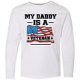 thumbnail image 3 of Inktastic My Daddy is a Veteran Long Sleeve Youth T-Shirt, 3 of 5