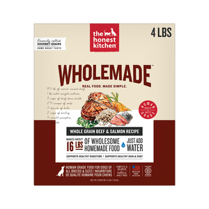 Dehydrated Dog Food, Beef & Salmon, Human Grade, 4 Lb