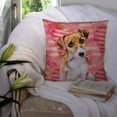 thumbnail image 3 of Love Design with Dog Fabric Decorative Pillow, 3 of 4
