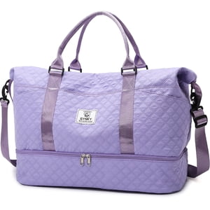 GYNKY Travel Duffle Bag with Shoe Compartment and Wet Pocket for Women, Carry-On