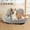 Gray-Free Size/GY, variant on Heart Shaped Dog Bed Plush Soft Sofa Kennel for Cats Large Small Pets
