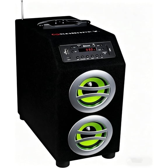 SDX Portable Bluetooth Speaker System, Wireless Boombox TWS Pairing Loud Stereo Sound Deep Bass Large Party Speakers for Outdoor Home Camping Music Player