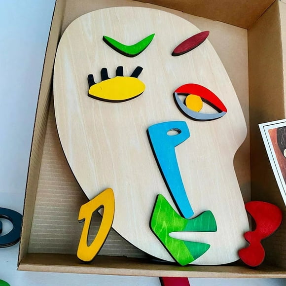 Children Wood Toy Preschool Early Educational Artistic Imagination Toys sturdy and can be Teaching Props Matching Gaming Supply Kindergarten