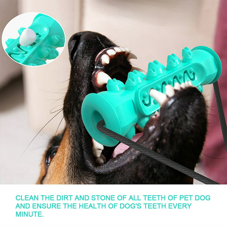 Double Suction Cup Food Distribution Puppy Dog Teeth Cleaning