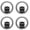 Black-4 pack, variant on 4 Pack 20 oz Tumbler Lids for YETI, Magnetic Slider Replacement Lids for YETI 20 oz Tumbler, 10/24 oz Mug and 10 oz Lowball, Travel Spill Proof Cup Lids Covers with Magnetic Slider Switch, BPA Free