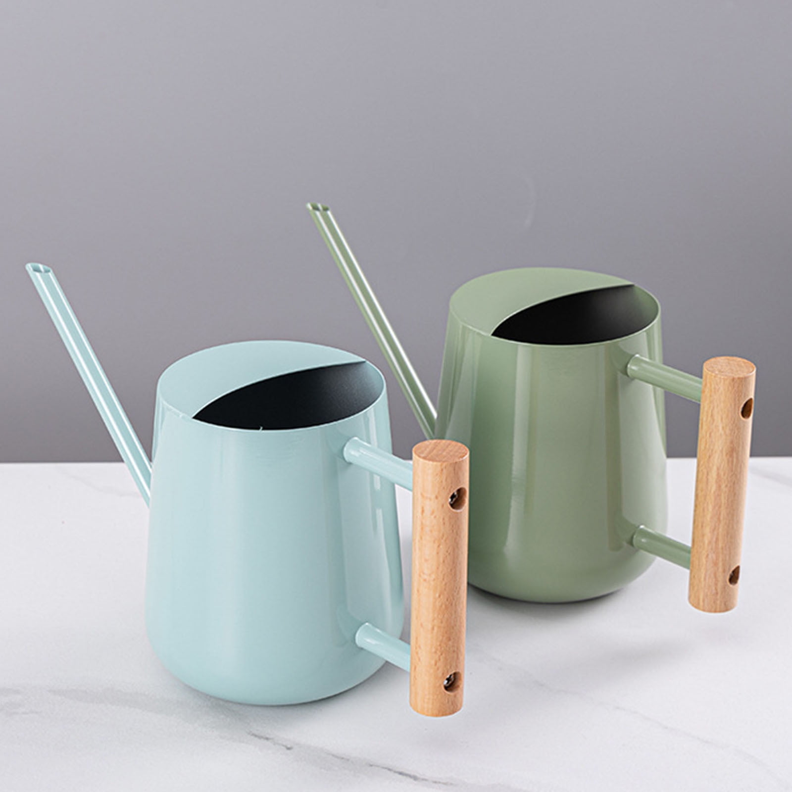 Durable Stainless Steel Watering Can for Indoor Gardening Long Spout Design Ideal for Home Flower Care Decorative Tool for Small