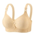 thumbnail image 2 of Ashirexll Bras for Women No Underwire, Push Up Bra, Plus Size Seamless Bra Ice Silk Wireless Adjustable, 2 of 3