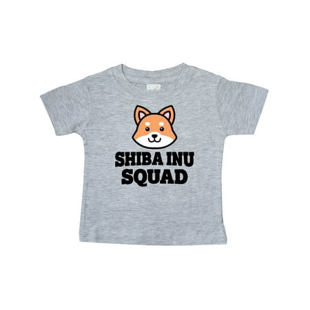 

Inktastic Dog Shiba Inu Squad Gift Baby Boy or Baby Girl T-Shirt