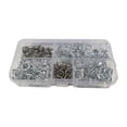 thumbnail image 5 of Ana 100PCS Stainless Steel Car Double Wire Fuel Line Hose Tube Spring Clamps Clips, 5 of 9