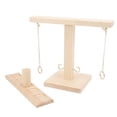 thumbnail image 3 of Handheld Board With Ladder, Easy To Assemble Handheld Board Hook Games Interactive Game With Stand Wood Wood Cup For Bar Game For Couples For Home For Friends, 3 of 8