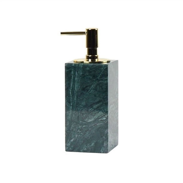 Dispensador de jabón de mármol exquisito, dispensador de prensa de lujo ligero y sencillo, botella for baño, botella de loción for baño