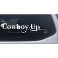 thumbnail image 1 of Cowboy Up With Hat Car or Truck Window Decal Sticker, 1 of 1