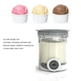 thumbnail image 3 of Ice Cream Maker Container, Versatile Usage Hard Plastic Ice Cream Storage Tank Moderate Capacity  for Home Kitchen, 3 of 7