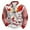 00-White1363, variant on XIAOCHA Men's Half Zip Sweatshirt Long Sleeve Carnival Graphic Print Street Pullover Top, White, Sizes S