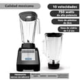 thumbnail image 1 of Licuadora Bartech 750W 10 Velocidades Vaso Vidrio 1.2L y Plástico 2L Alta Potencia Negro, 1 of 1