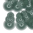 thumbnail image 1 of 430 Stainless Steel Chandelier Components Links Spray Painted Etched Metal Embellishments Green 56.5x35x0.3mm Hole: 1.2~2mm, 1 of 4