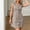 *Gray, variant on ClodeEU Women's Plaid Notch Collar Sleeveless Mini Dress with Buttons, Casual Sundress with Back Tie Waist Black,Women's Plus L