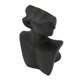 thumbnail image 5 of Busto de exhibición de collares, cadena de resina, maniquí de exhibición de joyas, soporte para colgantes y pendientes, talla S, color negro, 5 of 14