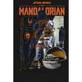 thumbnail image 2 of Girl's Star Wars: The Mandalorian Din Djarin Schematics  Graphic Tee Black Medium, 2 of 4