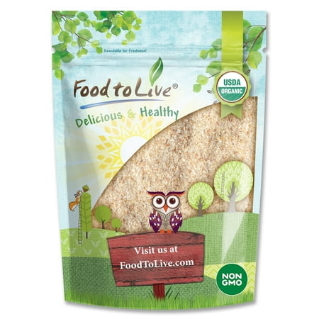 Organic Whole Psyllium Husks, 1 Pound - Non-GMO, Kosher, Raw, Vegan - by Food to Live