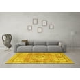 thumbnail image 3 of Ahgly Company Indoor Rectangle Medallion Yellow Traditional Area Rugs, 5' x 7', 3 of 4