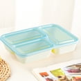 thumbnail image 5 of HongHeng Bento Box for Adults, 3-Compartment Food Storage Containers, Microwave and Dishwasher Safe, Suitable for office and Outdoor, 5 of 6