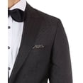 thumbnail image 3 of Tallia Mens Slim Fit Medallion Jacquard Dinner Jacket 46 Long Black  NWT $295, 3 of 6