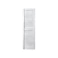 thumbnail image 1 of Plastic Development Group 14 x 63 Inch Exterior Vinyl Louvered Shutters, White, 1 of 7