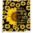 thumbnail image 1 of LHSHID Sunflower Throw Blanket Soft Microfiber Lightweight Cozy Warm Blankets for Couch Bedroom Living Kids Teens Adults 50x60in, 1 of 1