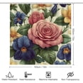 thumbnail image 2 of Shower Curtain sets and Bath Mat Set, Christmas Treats Pattern Printed on Shower Curtain and Liner Set, Great for Master Bath Beach House Modern Home, 72 x 72 inches, 2 of 8