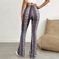 thumbnail image 4 of CHUMUD Flare Leggings for Women Bohemia Yoga Pants High Waisted Tummy Control Leggings Bootcut Casual Floral Yoga Pants, 4 of 6