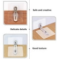 6Pcs No Drill Furniture Wall Anchors Adhesive Anti Tip Furniture