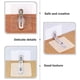 thumbnail image 2 of 6 anclajes de pared adhesivos para muebles, sin taladro, correas antivuelco para seguridad de bebés, 2 of 6