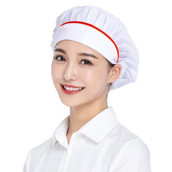 Canteen Catering Food Service Mesh Work Wear Hotel Restaurants Smoke-proof Dust Cooking Hygienic Cap Hair Nets Cap Chef Hat Work Hat 1