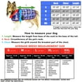 thumbnail image 2 of Ice Blue Plaid 1200D Dog Coat by cuteNfuzzy, 2 of 4